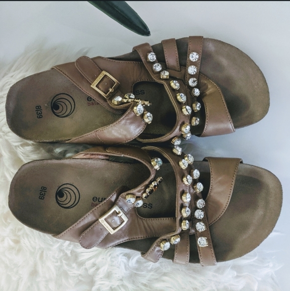 Festival Cork Comfort Sandals 8 39 Bling Vacation - Picture 8 of 8